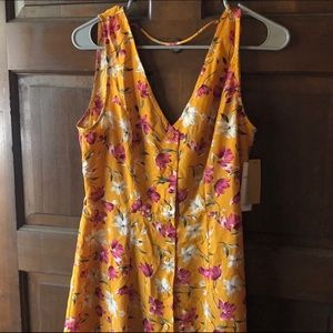 Floral mid length dress NWT
